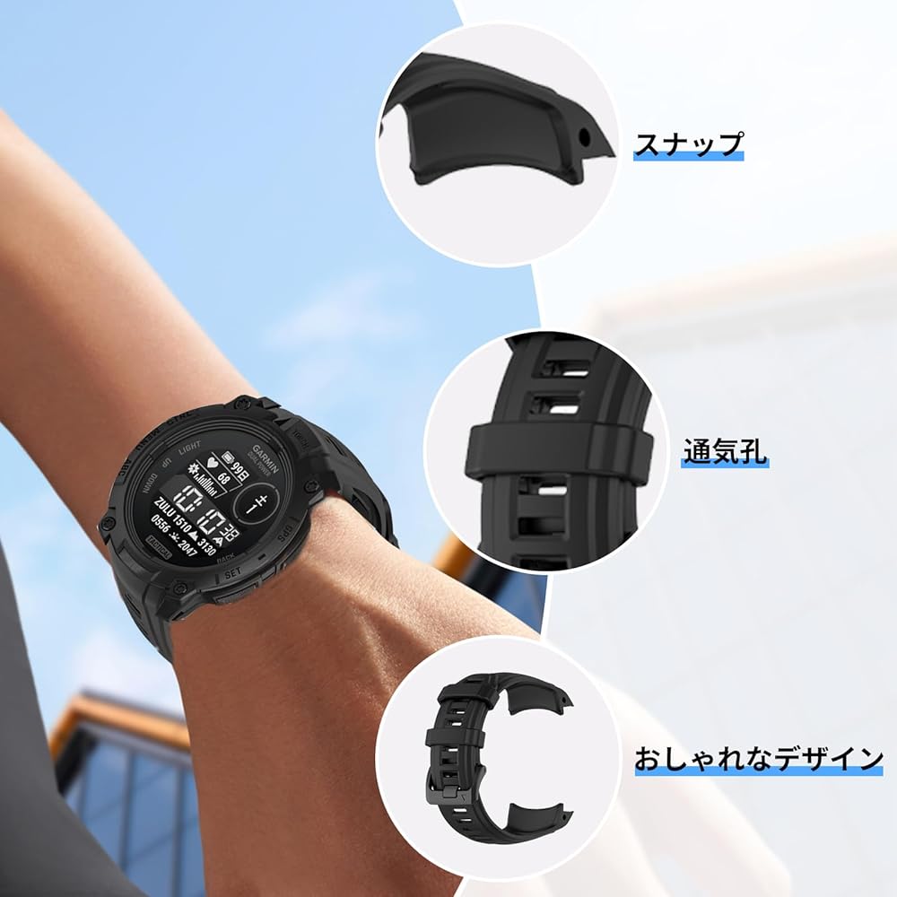 Amazon.co.jp: ガーミン(GARMIN) Instinct 3 Tactical Dual Power 45mm